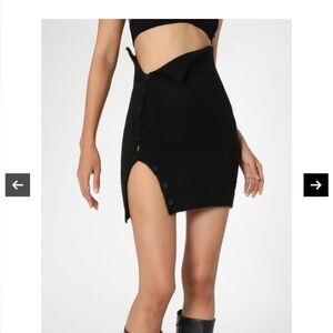 Ruve wool Mini Skirt